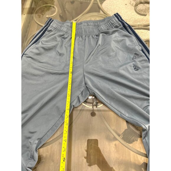 Adidas Mens Gray Track Pants XL Polyester Spandex Elastic Waistband Joggers - Picture 4 of 8